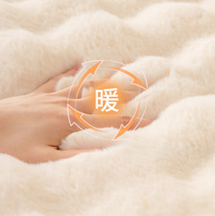 熱賣毛絨抱枕ins風擼貓感冬季抱枕套沙發客廳仿兔毛高級感靠枕套