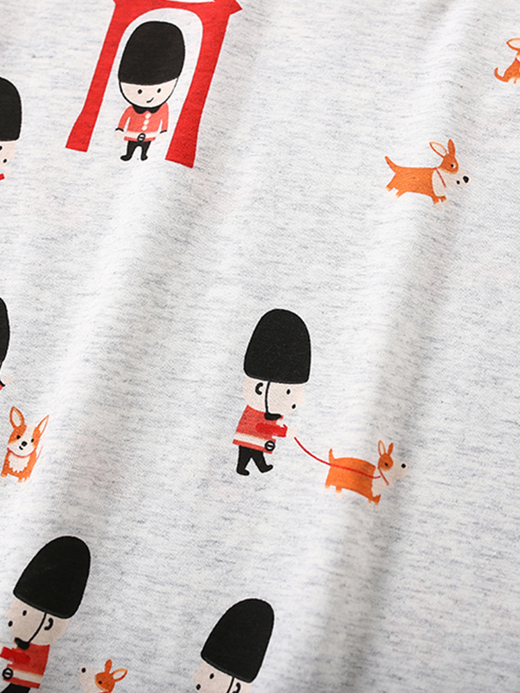 Malwee camiseta de niño otoño y invierno nuevo estilo europeo y americano para niños de media edad casuales de manga larga cuello redondo impresión de aire superior