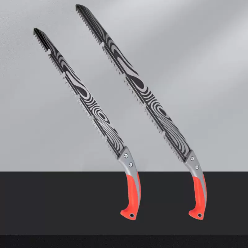 批发加长大马士革手锯伐木锯园林树木手拉锯修枝木工锯设计锯条