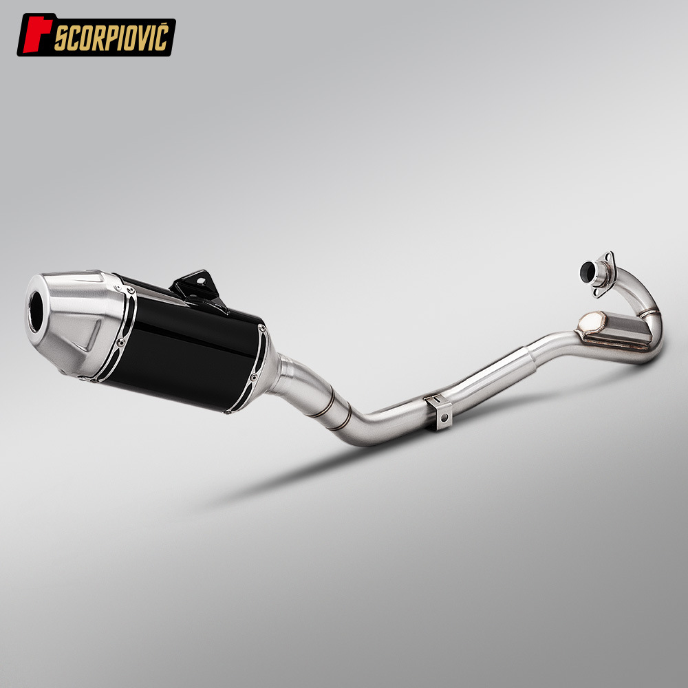 Motorcycle modification CRF250 300L CRF300RALLY front exhaust pipe and rear silencer set