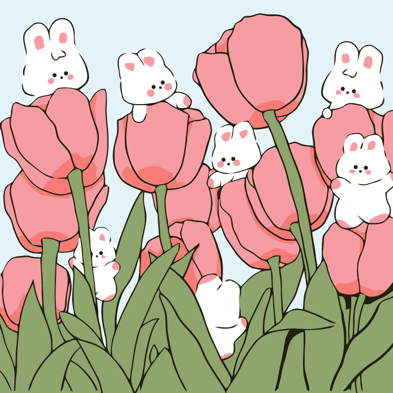 20*20デジタル油絵diy子供アニメ風景アクリル手作り塗り絵文房具店夜市出店卸売り|undefined