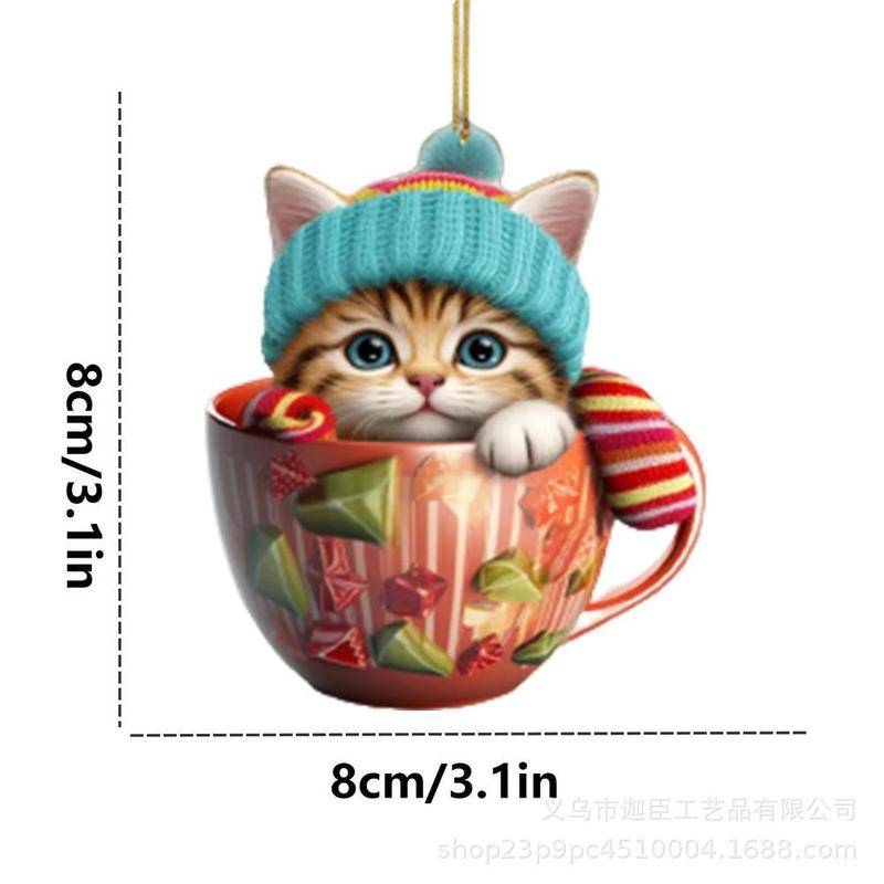国境を越えた新しいカップ猫平面ストラップナタール平恩特美しい猫アヴァル装飾アクセサリーストラップ|undefined