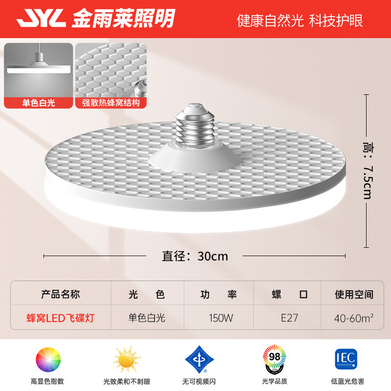 フルスペクトル LED 空飛ぶ円盤ライトホームベッドルーム省エネランプ e27 ネジ目の保護電球中山照明卸売|undefined