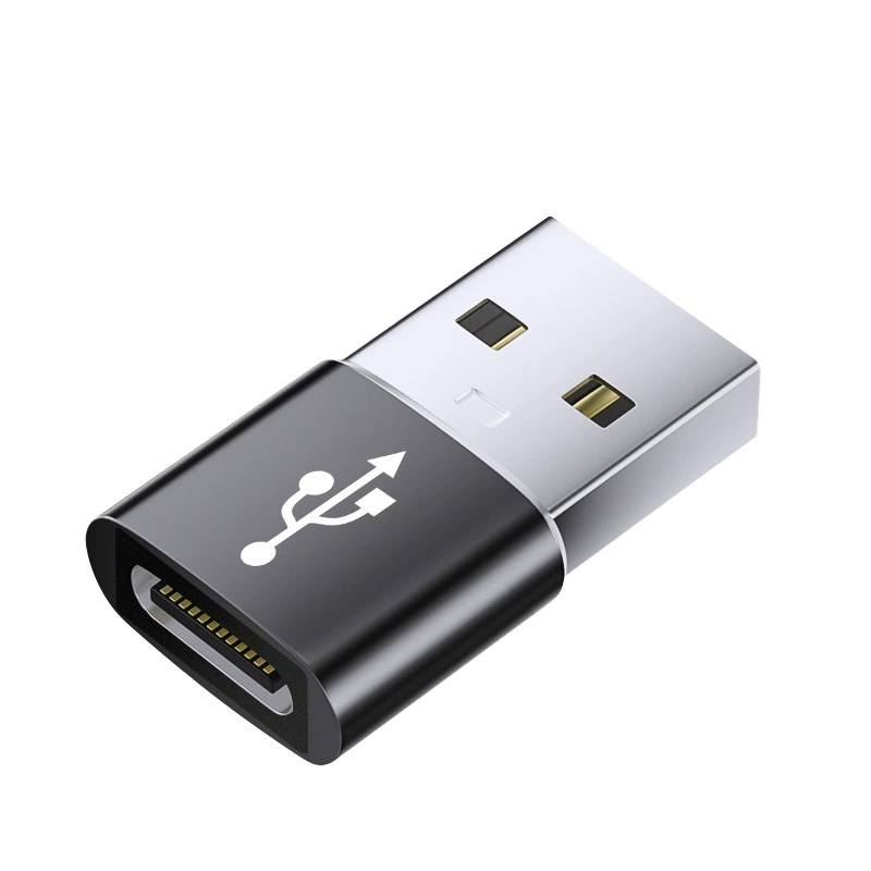 Адаптер Type-C к USB-A, OTG зарядка и передача данных, компактный USB-конвертер (2–6 цветов)