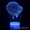 Balloon for mother's day, creative table lamp, LED colorful touch night light, 3D, creative gift