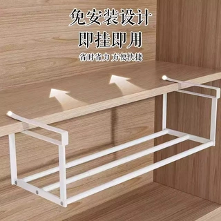 家用鞋柜收纳神器省空间分层隔板柜子可伸缩鞋架下挂式悬挂置物架