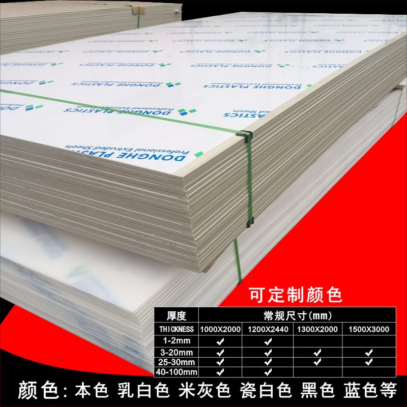 pp板冲床胶板裁断机垫板耐磨聚丙烯板材PP板PE塑料板尼龙批发防腐