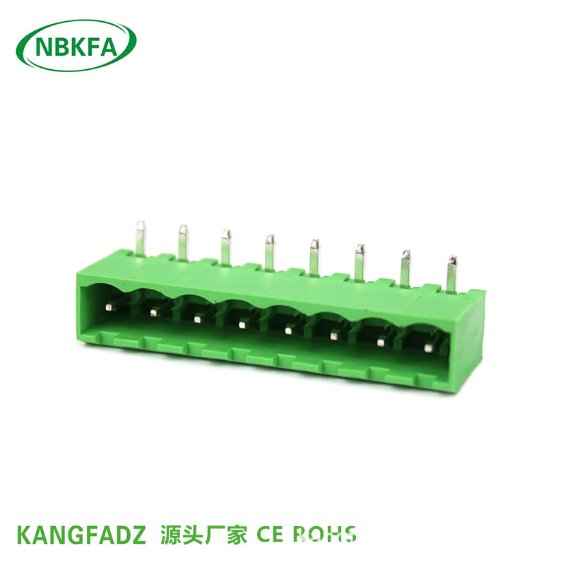 PCB wiring terminal KF2EDGRC-5.08mm welded needle plate end…