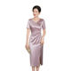 High-end Mother Cheongsam Wedding Dress 2024 New Wedding Mother-in-law Dress Small Middle-aged Women's Pink Summer