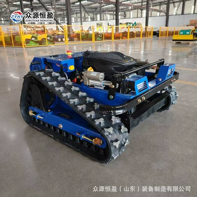 Crawler Remote Control Lawn Mower, Self-Propelled Lawn Weeding Manganese Steel Blade Orchard Wasteland Snow Plow Lawn Mower (Otbiçən başlıqları) - zy-550s