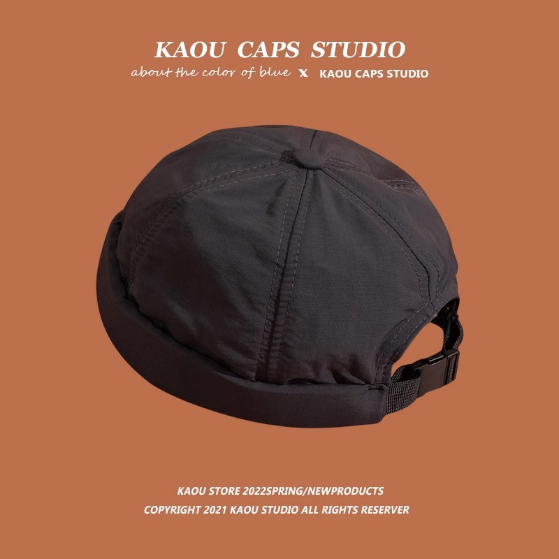 Quick-drying light board melon rind cap - gray