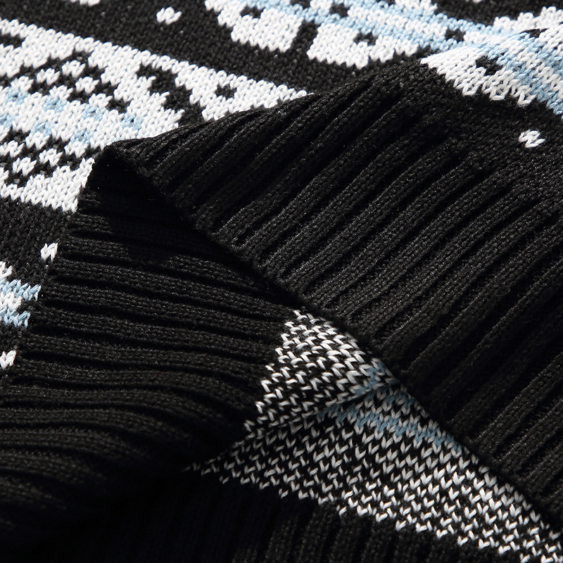 Men's Clothing retro heavyweight round neck knitted sweater men's loose lazy trend brand Japanese autumn pullover sweater_voghion.com