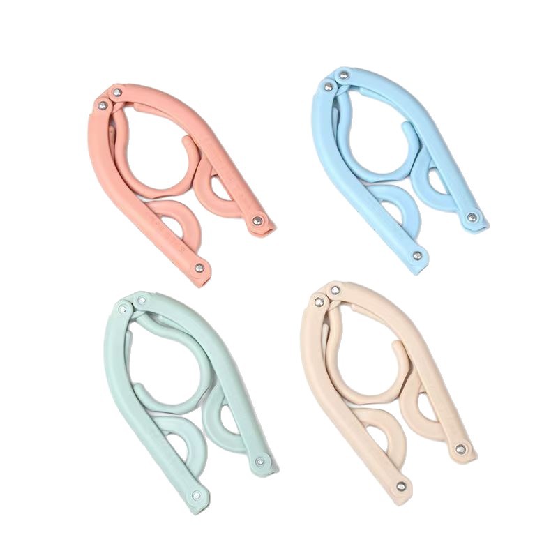 Percha Plegable Portátil de Plástico Multifuncional para Viajes y Dormitorio