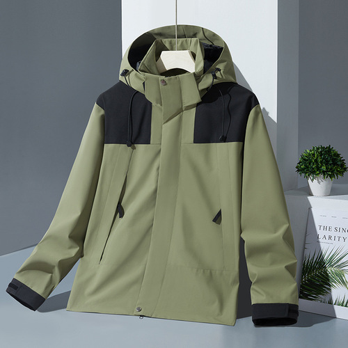 Jacket Men's Loose Casual Jacket Women's 2024 Spring and Autumn Windproof Waterproof Sports Outdoor Mountaineering Wear for Women