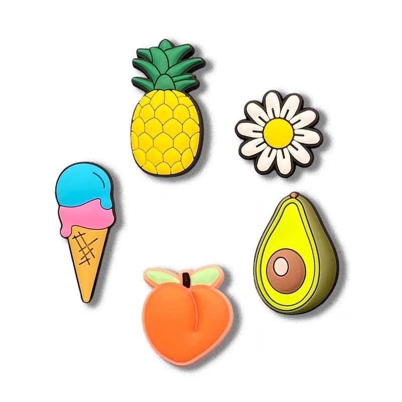 新しい下駄花シリコーン靴バックルソフト接着剤 diy 靴アクセサリー取り外し可能なアクセサリー工場卸売モール同じスタイル