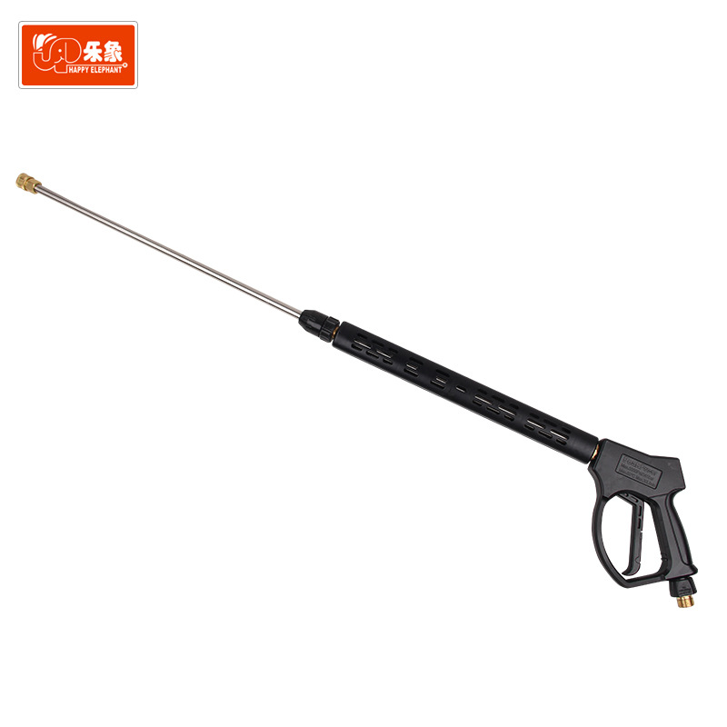 乐象不锈钢高压清洗机不锈钢长喷枪洗车机水枪洗车机喷嘴高压喷枪