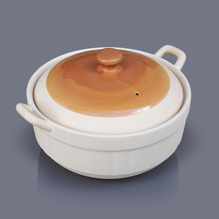 Open Fire High Temperature Resistant Soup Pot Stone Pot Clay Pot Commercial Stew Pot Household Gas Stove Casserole Small Casserole Ceramic