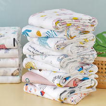 初生宝宝muslin襁褓毯子包被 新生婴儿竹棉纱布包巾夏季包单被子