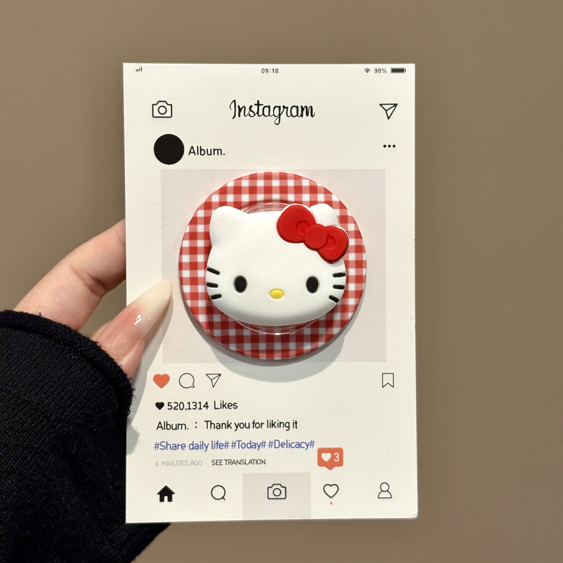 Japón y Corea del Sur lindos dibujos animados Magsafe succión magnética soporte de teléfono móvil airbag telescópico plegable portátil de escritorio adsorción magnética