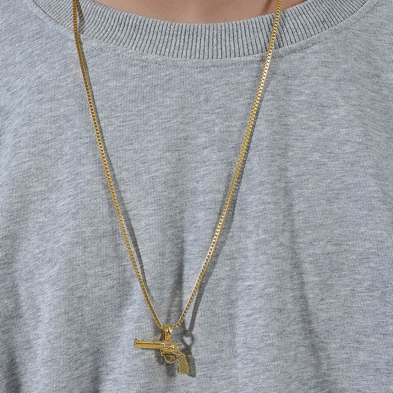 Ak47 Gun Pendant Necklace Fashion Jewelry For Men And Women_voghion.com