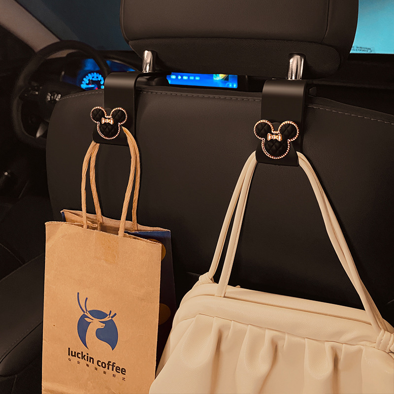 Gancho para coche Gancho para la parte posterior del asiento con gancho para el asiento trasero