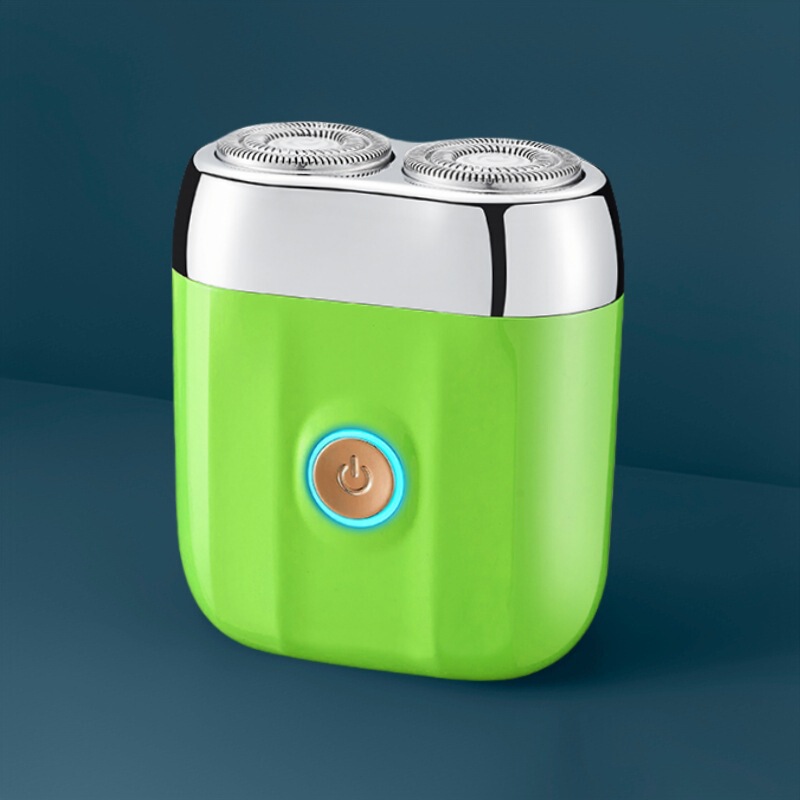 新しい双頭シェーバー男性用電動多機能ポータブル充電式シェーバー全身洗える小型鋼砲|undefined