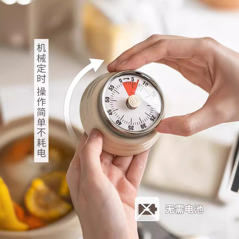 輸出機械タイマーキッチン料理タイミングリマインダー可視化時間管理目覚まし時計カウントダウンマグネット|undefined