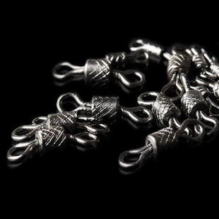 Fishing Swivels Ball Bearing Swivel 1Pc with Safety Snap Cross-Border