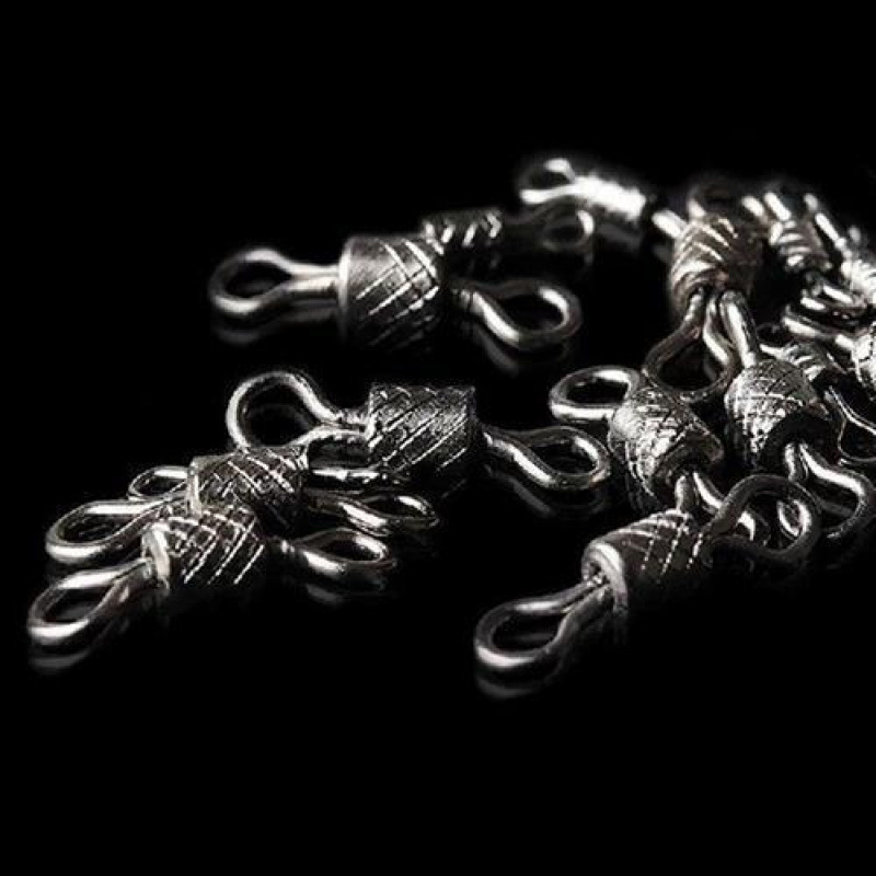 Fishing Swivels Ball Bearing Swivel 1PC with Safety Snap跨境