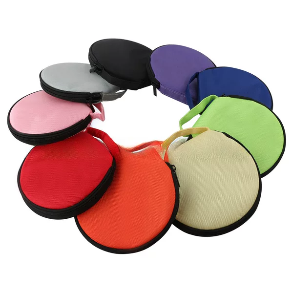 Car Cd Bag Storage Disc Storage Box Large Capacity Oxford Cloth Car Cd Bag Board Home Car Round Disc Bag