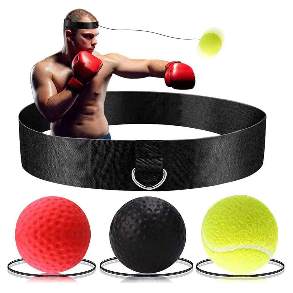 Head-Mounted Boxing Ball Speed Reaction Ball Fighting Sanda Training Pu Foam Ball Decompression Vent Ball Amazon