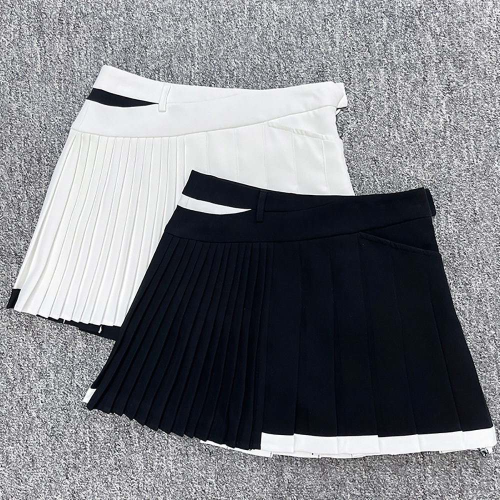 New Style Sports Short Skirt, Golf Women's Pleated Skirt, Irregular Design, Beautiful, Fashionable, High Quality, Anti-Exposure