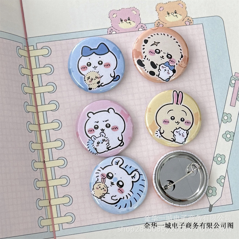 Ins春のアニメバー25mmかわいい手帳素材装飾バッジアクセサリー新カラーミニブローチ|undefined