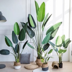北欧シミュレーション天国鳥シミュレーション緑植盆栽客間家庭装飾装飾装飾品偽植物盆栽旅人バナナ
