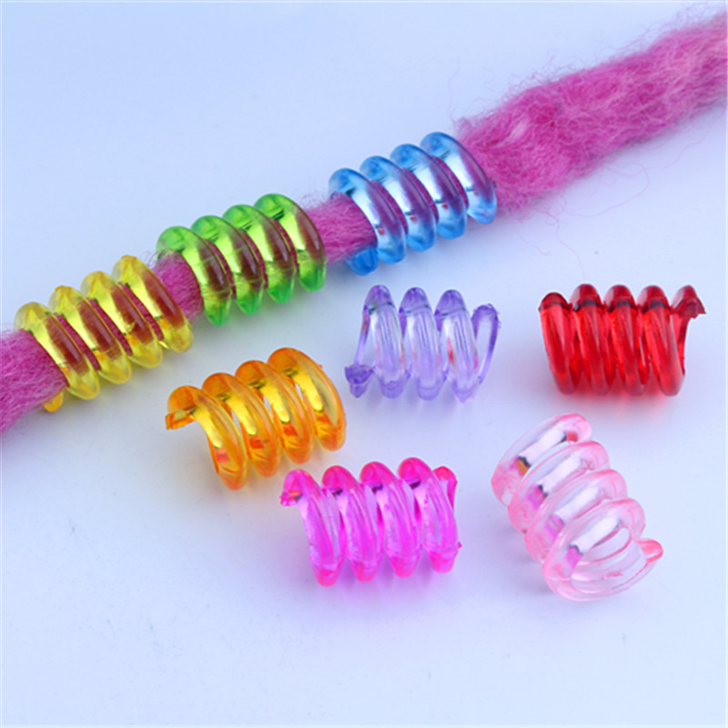 Plastic Acrylic Big Hole Beads Girls Braid Hair Headwear Hair Loop Wig Dirty Braid DIY Accessories Plastic Acrylic Big Hole Beads Girls Braid Hair Headwear Hair Loop Wig Dirty Braid DIY Accessories
