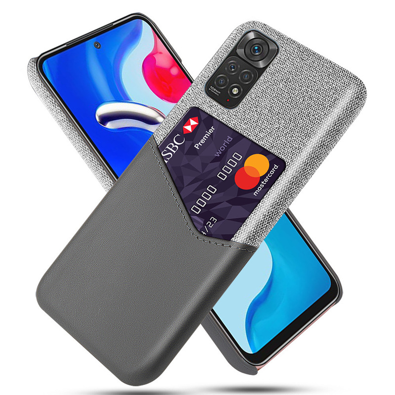 Suitable for Redmi Note11Pro 4g Overseas Version Mobile Phone Case Calf Pattern Card Protective Cover Leather Case