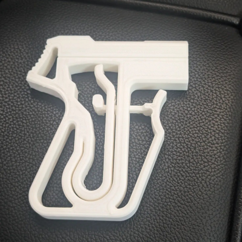 Toothpick launcher explosivo transfronterizo una vez moldeado mondadientes lanzador de juguete impreso en 3D regalo