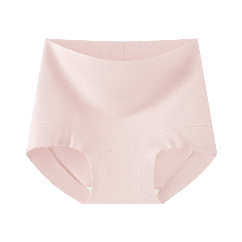 Ropa interior de algodón de cintura alta para abdomen posparto, entrepierna antibacteriana, ropa interior especial de doble abdomen para mujeres embarazadas después de la cesárea