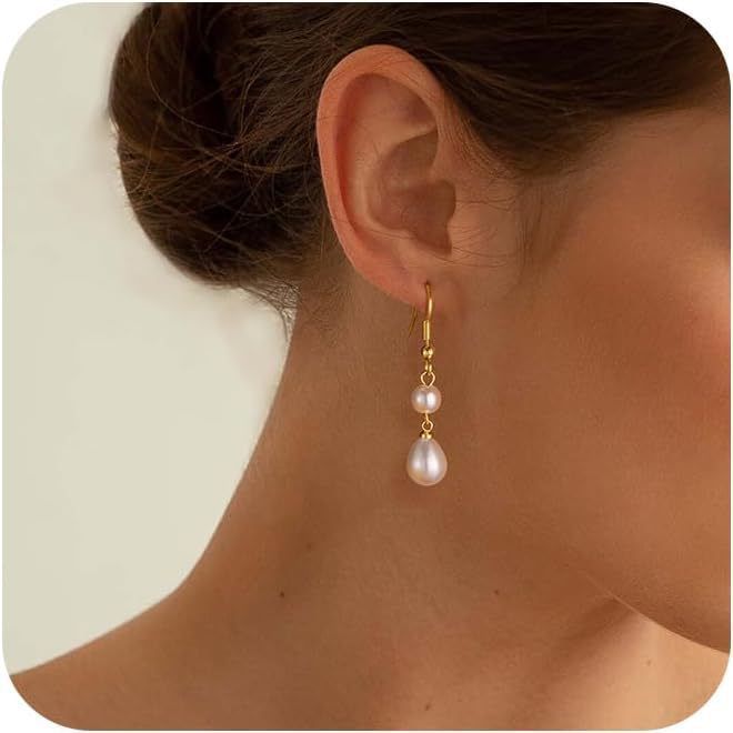 universal elegant earrings from pearl