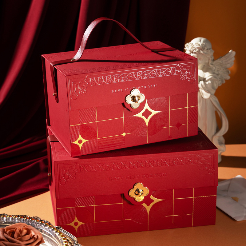 喜糖盒子包装盒新款大号手提礼盒回礼伴手礼盒空盒礼品盒