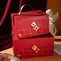 Сувезочная коробка коробка упаковочная коробка новый большой размер портативная подарочная коробка