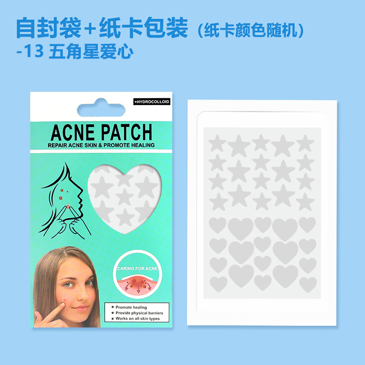 Colide de agua invisible transfronterizo parche para el acné acné acné marca pozo comercio exterior al por mayor acné acné acné acné corrector anti-verruga anti-acné