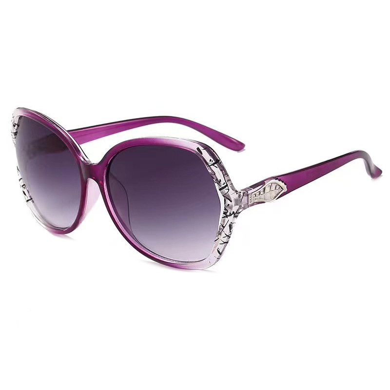 New ladies fox head polarized sunglasses wholesale stall large frame driver driving fashion sunglasses 8813