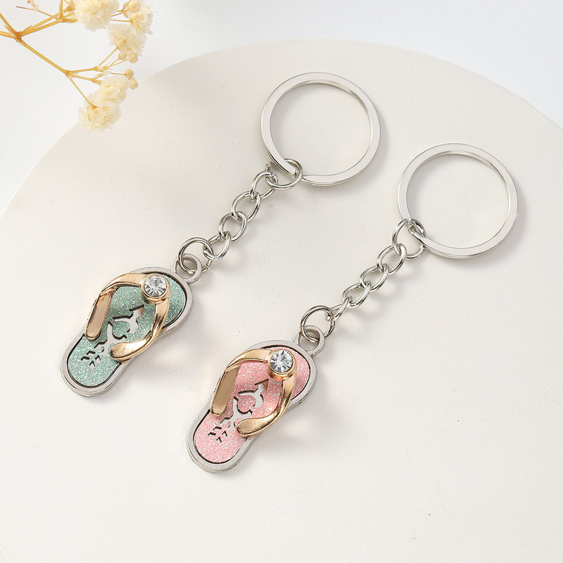 European and American fashion car pendant personalized three-dimensional skates flip-flops key chain cross-border explosions party small gifts