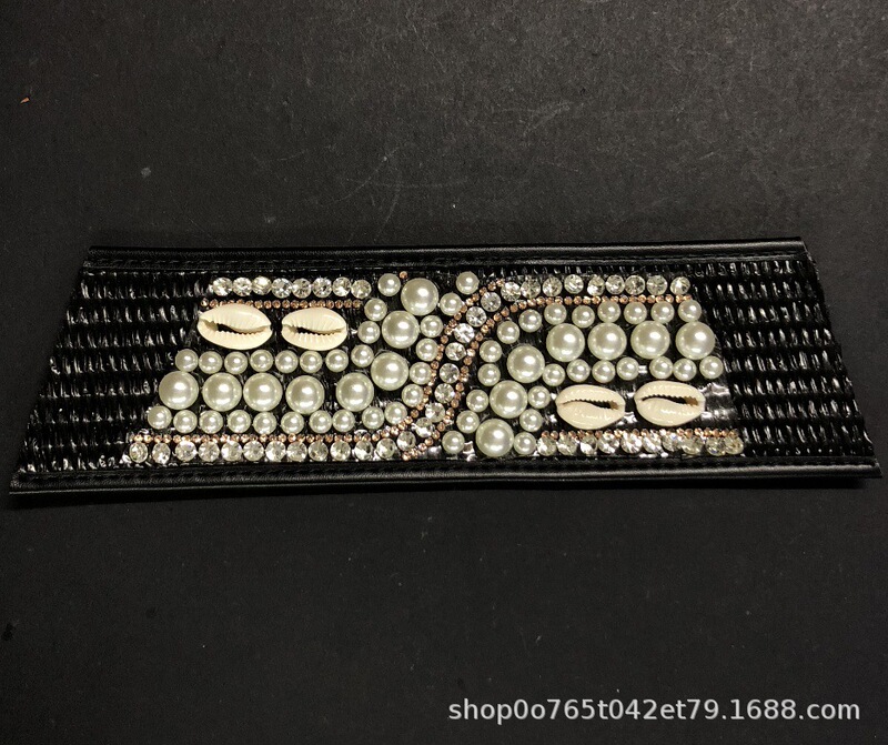 厂家直销PP草贝壳珍珠鞋面凉鞋拖鞋鞋面半成品加工配件批发|undefined