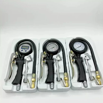 Air pressure gauge/tire pressure gauge, with Inflatable Car Tire Pressure Gauge