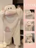Big mouth fish white jumpsuit