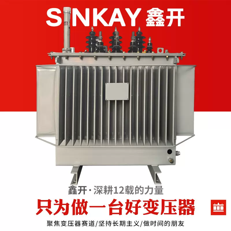 S-100KVA/33KV输入415v出315节能400配电低损耗三相油浸式变压器