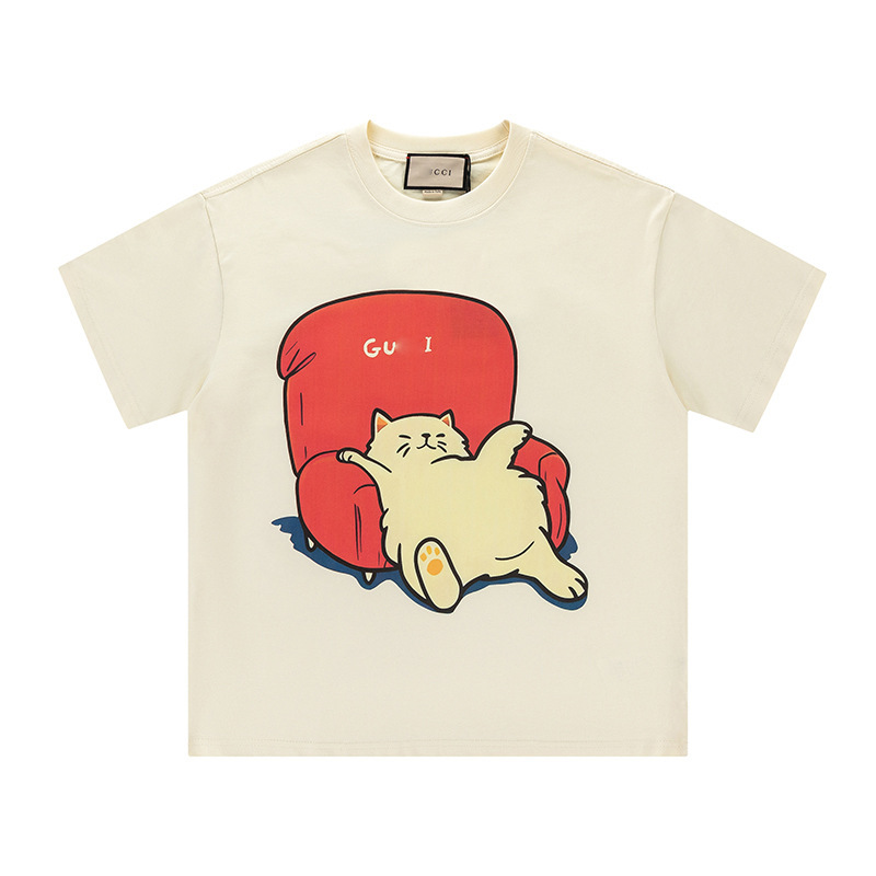 GU クロスボーダー ハイバージョン 25SS 新しい楽しいシリーズ 男女兼用の多用途プリント半袖 T シャツ|undefined