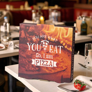 Pizza Box, Pizza Takeout Box, Disposable Commercial Takeout Corrugated Cardboard, Biodegradable Takeout Commercial Use